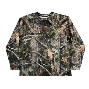 Redhead Scentinel‎ Men Long Sleeve Crew Neck Pullover Shirt Sz L Camouflage